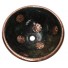 Hand Painted Copper Sink Round Drop In Nightsky